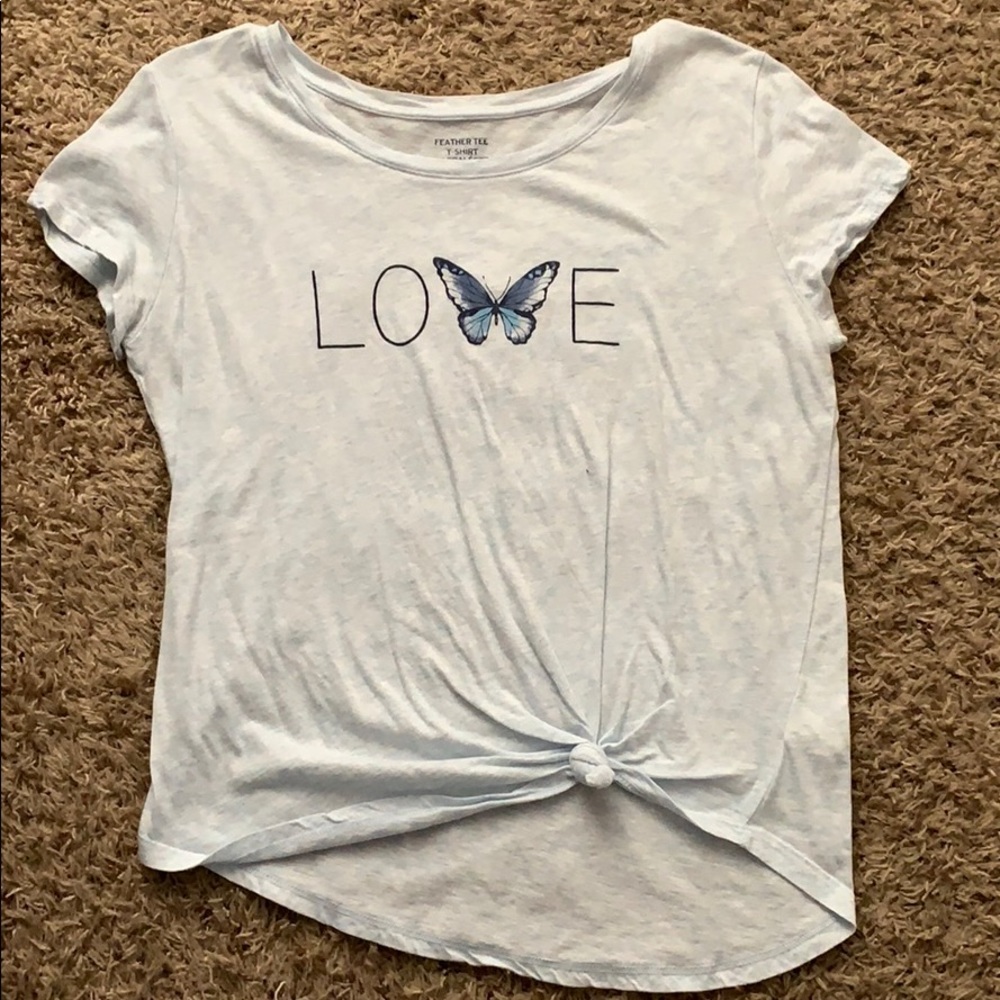 love with butterfly t-shirt